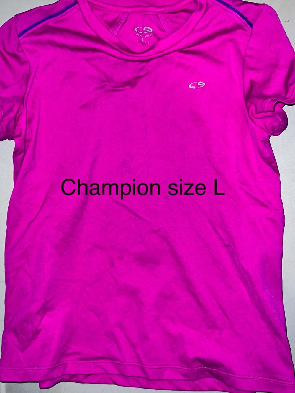 Champion Athletic T-Shirt Size L Pink